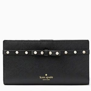 ♠️SALE♠️Kate Spade Bow Rhinestone Wallet